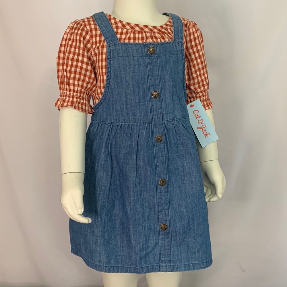 NWT Girls Denim Blue Dress